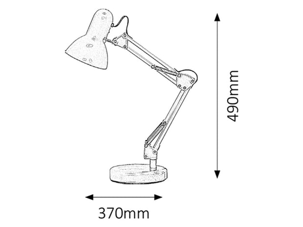 RabaLux Lampa de birou Samson 4179 Roz