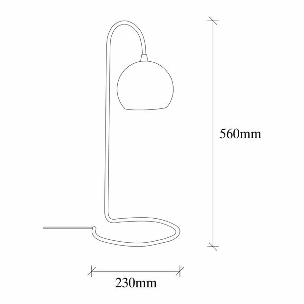 Asir Lampa de birou Yilan NT-121 Negru