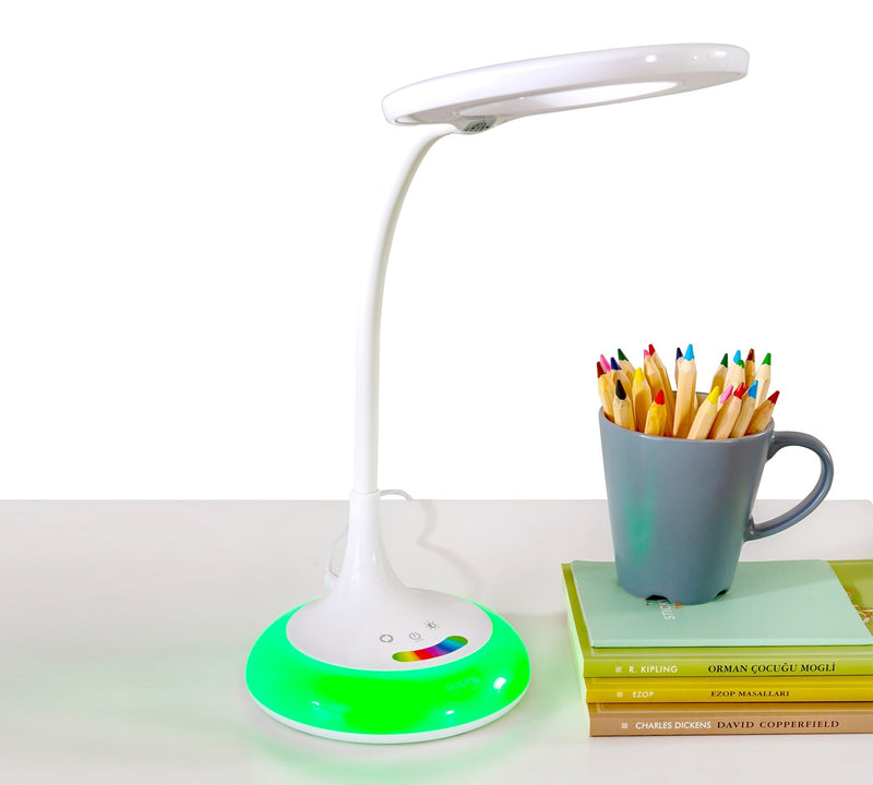 Lampa de birou pentru copii Rainbow White (1)
