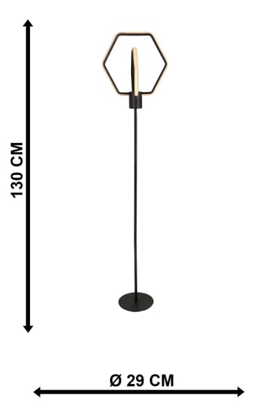 Lampadar Alena Negru (2)