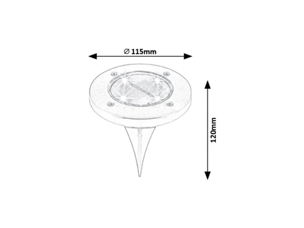 RabaLux Lampadar Dannet 7975 Negru