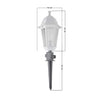 Lampadar exterior Cime Altigen Alb (3)