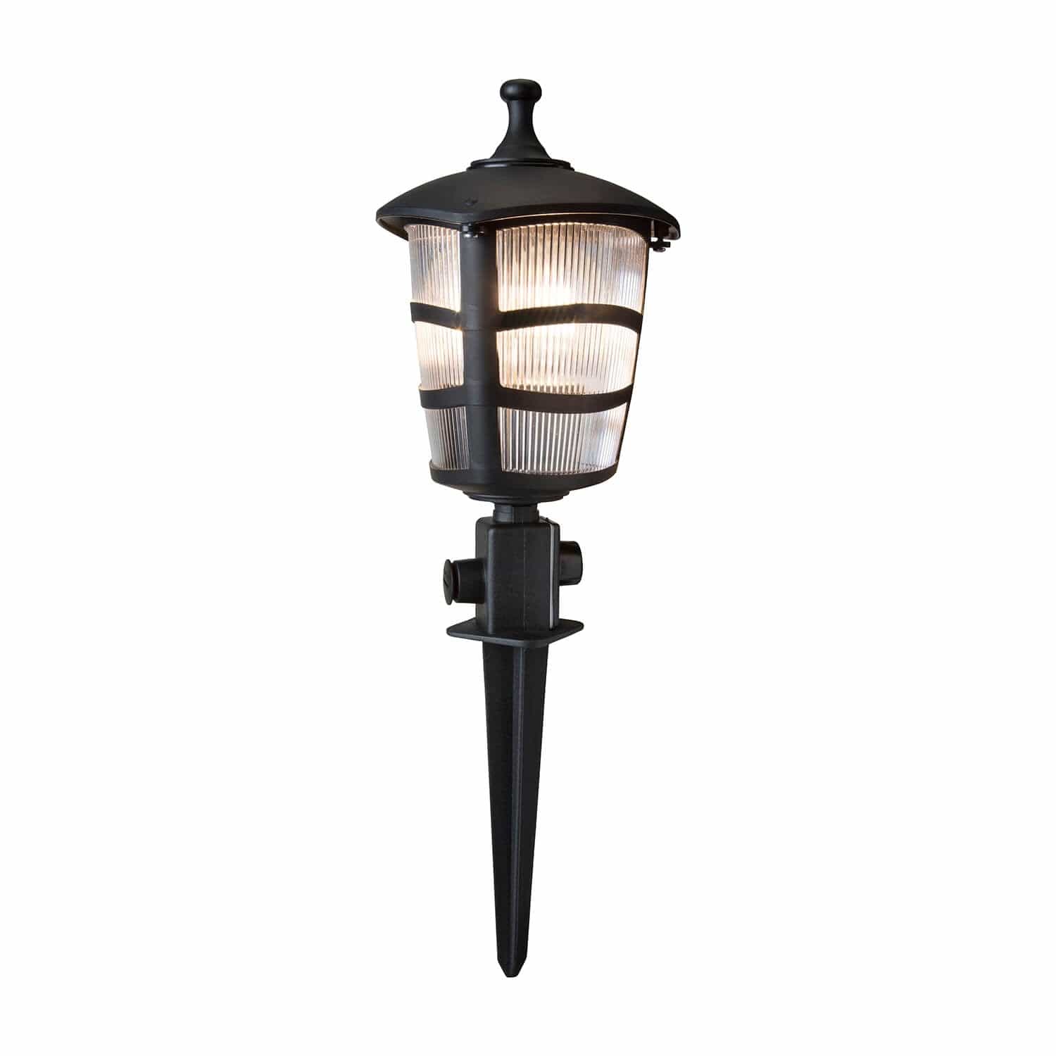 Lampadar exterior Cime Ucgen Negru (1)
