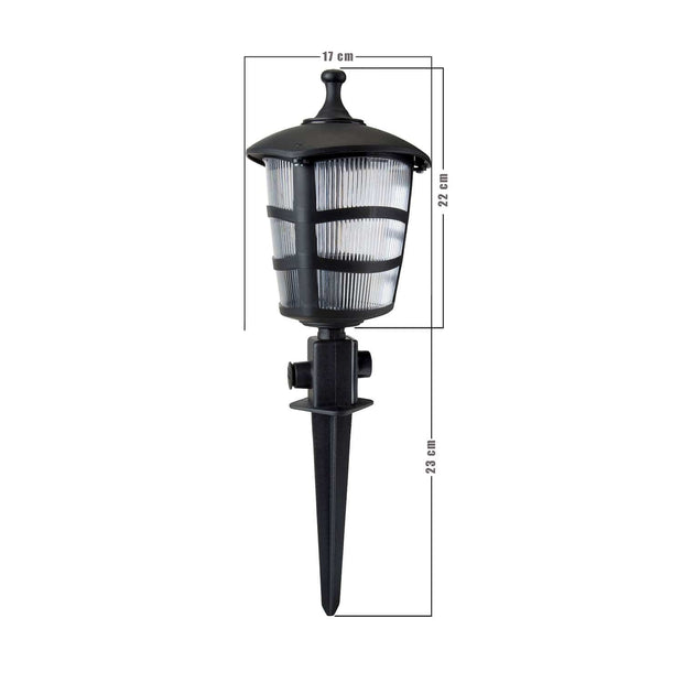 Lampadar exterior Cime Ucgen Negru (3)