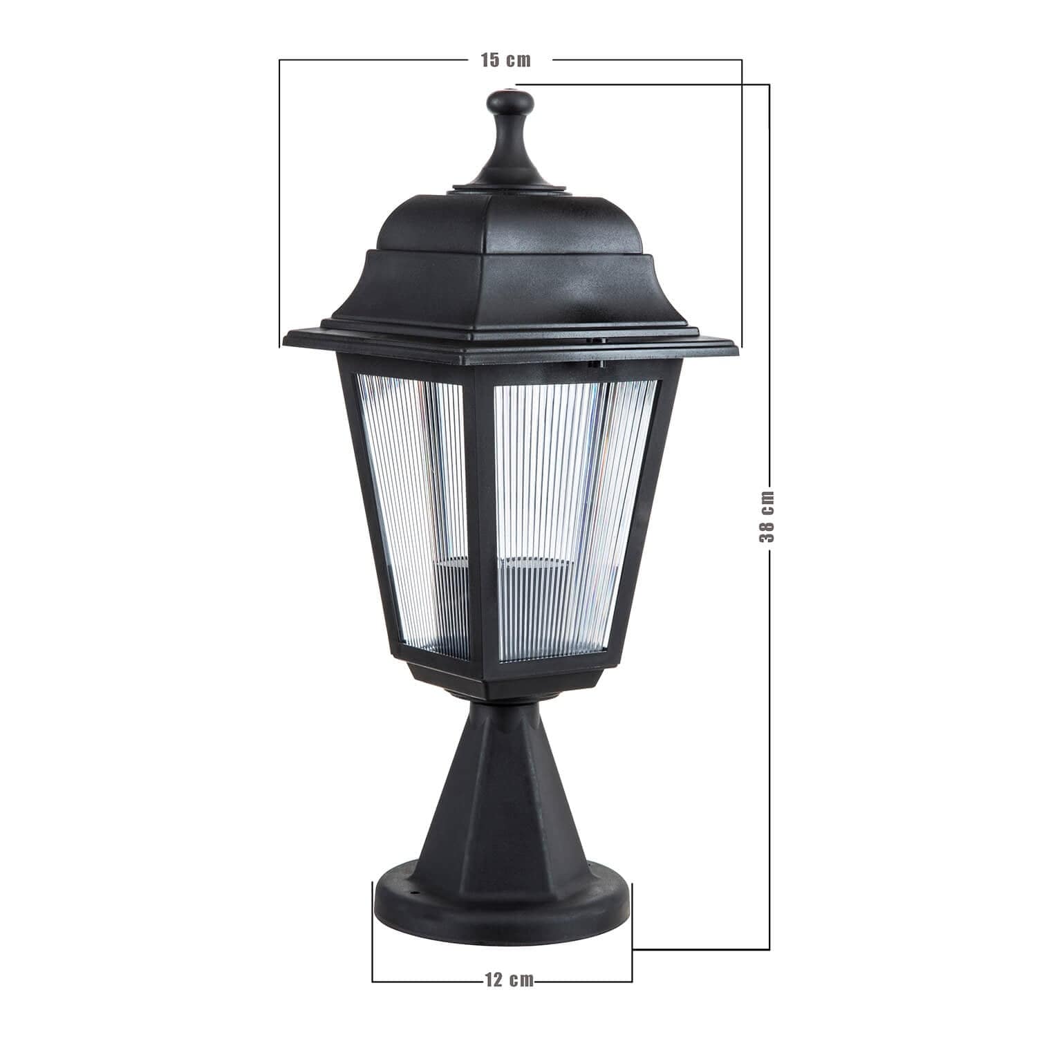 Lampadar exterior Kare Negru (3)
