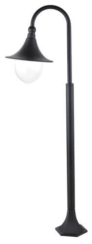Lampadar exterior Konstanz 8247 Negru / Transparent