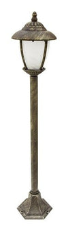 Lampadar exterior Madrid 8480 Auriu Antichizat / Alb