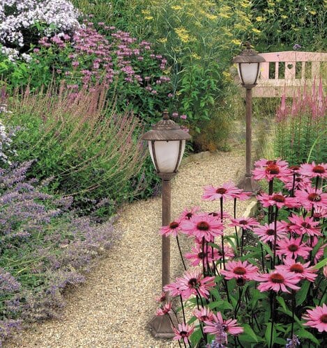 RabaLux Lampadar exterior Madrid 8480 Auriu Antichizat / Alb