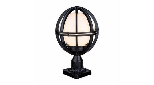 Lampadar exterior Meridyen Negru