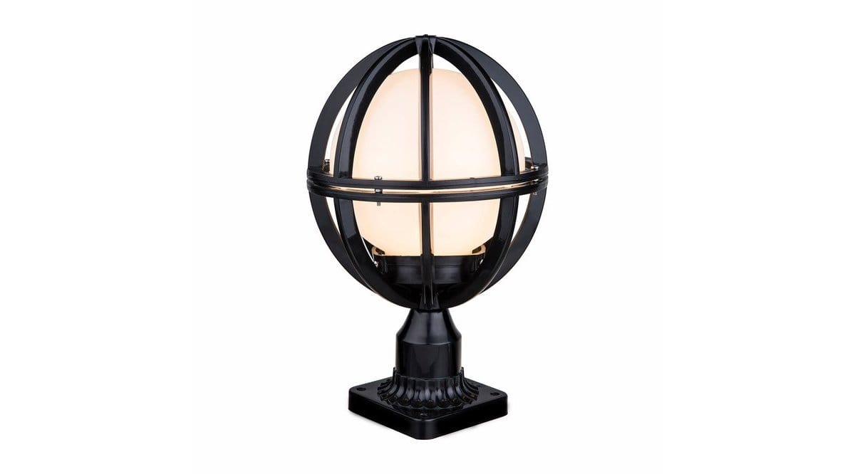 Lampadar exterior Meridyen Negru (1)