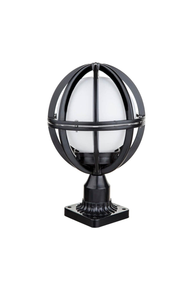 Lampadar exterior Meridyen Negru (3)