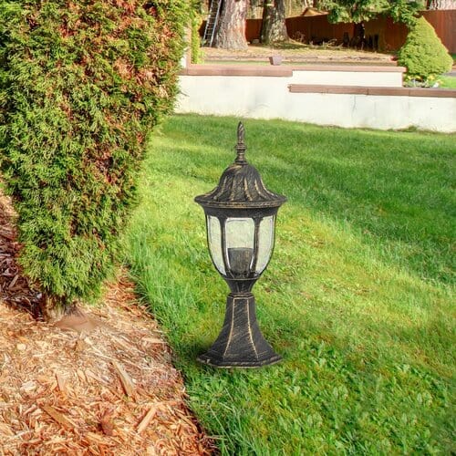 Lampadar exterior Milano 8373 Auriu Antichizat / Transparent (2)