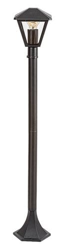 Lampadar exterior Paravento 7150 Negru / Transparent