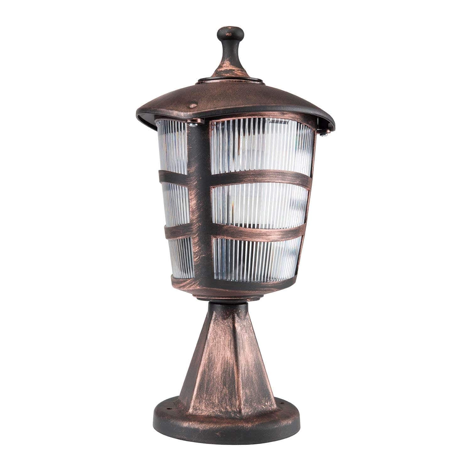 Lampadar exterior Ucgen Setustu Cupru Antichizat (2)