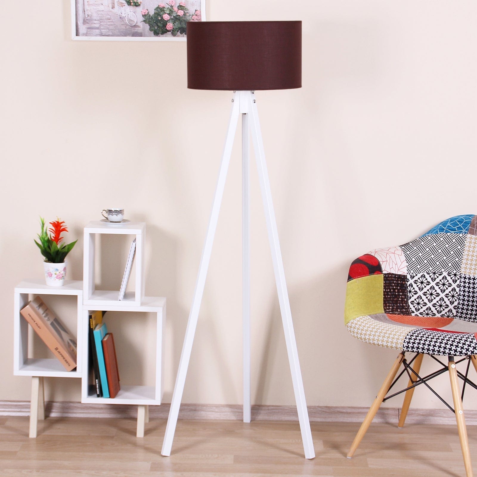 Lampadar Floor Maro / Alb