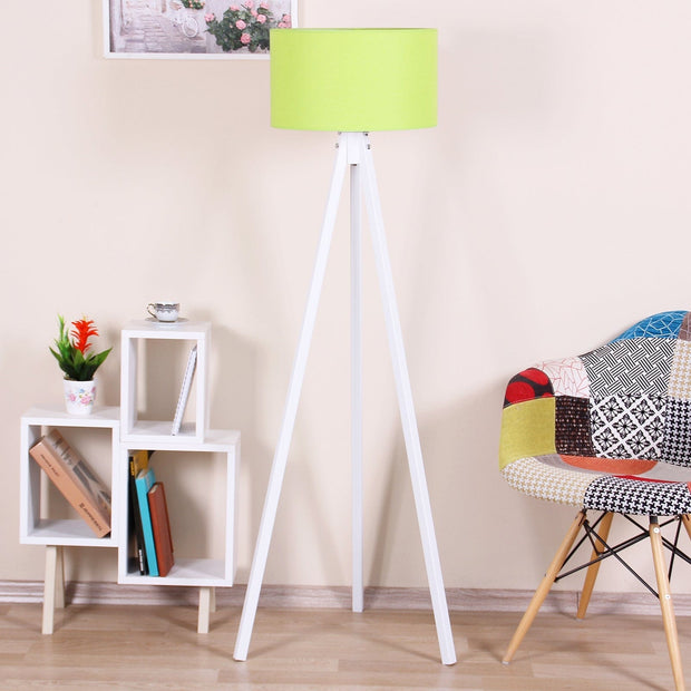 Lampadar Floor Verde / Alb
