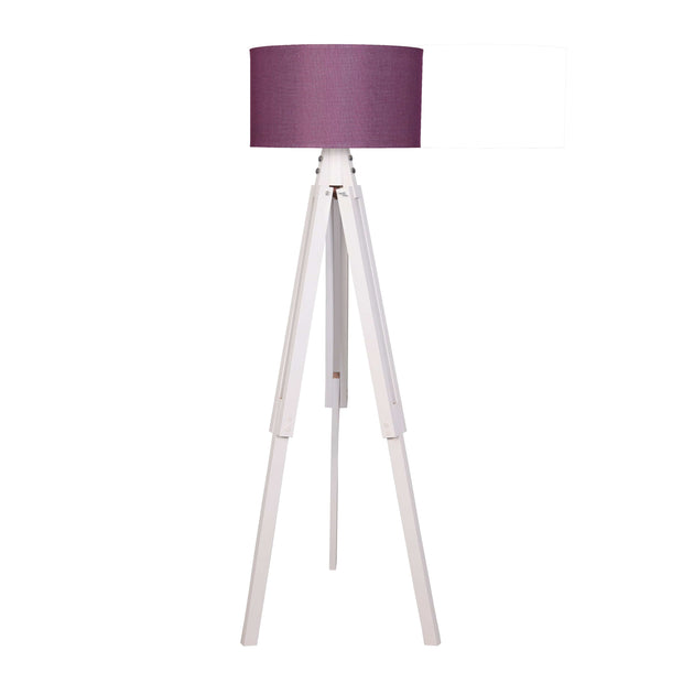 Lampadar Gemici Alb / Violet