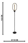 Lampadar Goktug Negru (2)