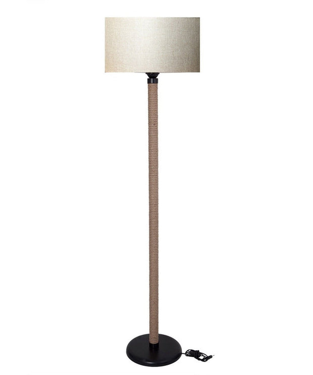 Lampadar Halatli Crem