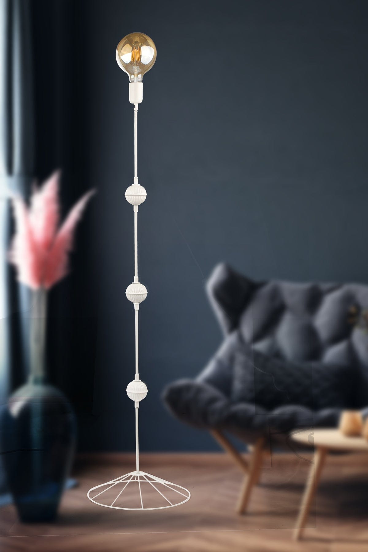Lampadar Karlos Alb (1)