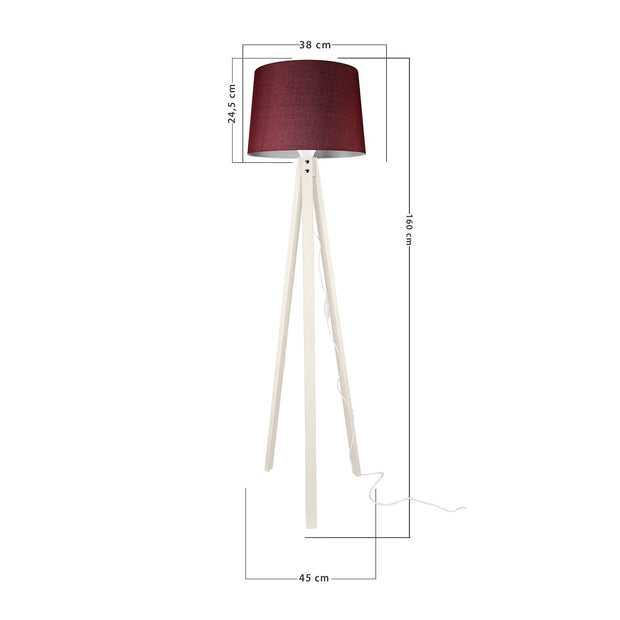 Lampadar Marko Bordeaux (3)
