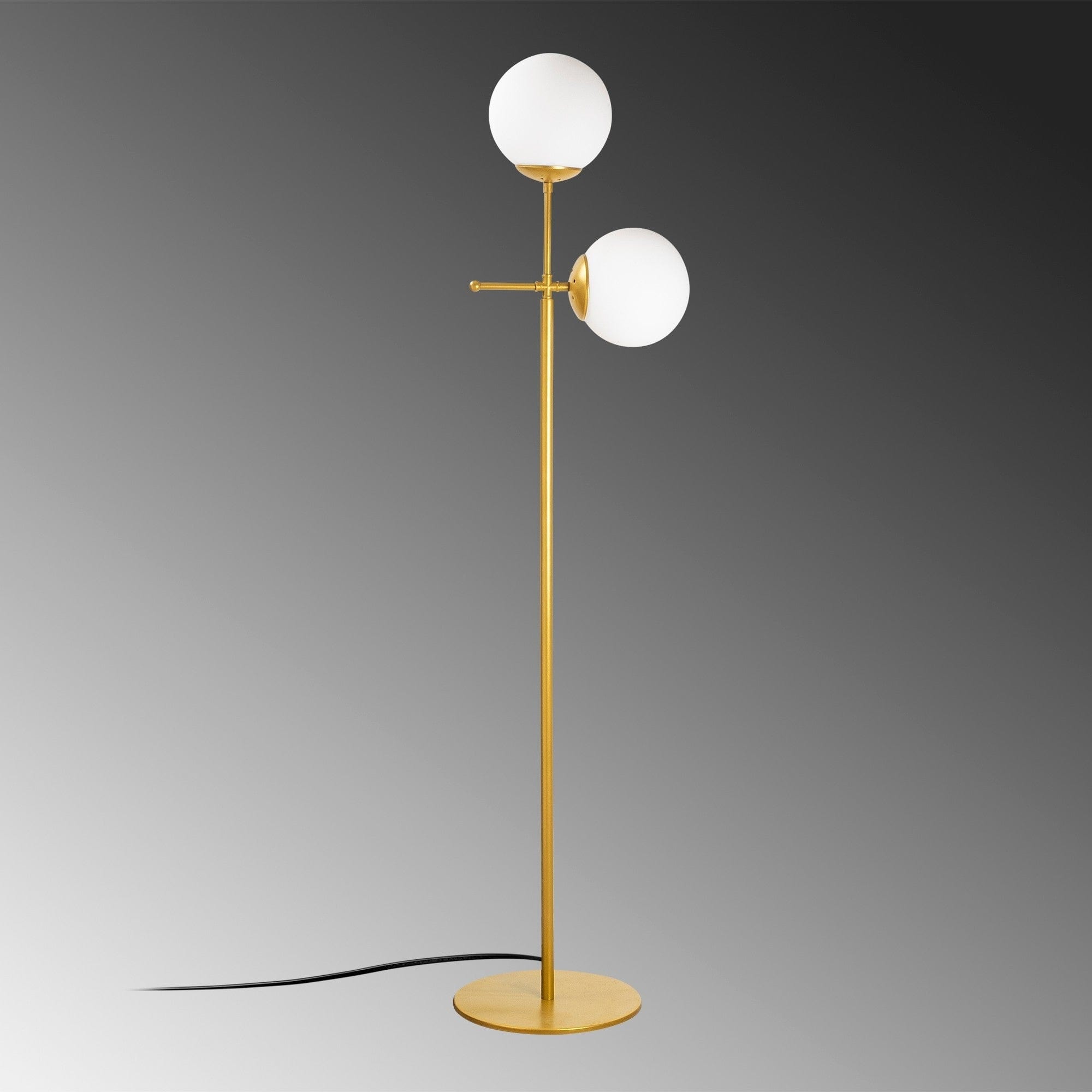 Lampadar Mudoni MR-955 Alb / Auriu Antichizat (2)