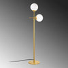 Lampadar Mudoni MR-955 Alb / Auriu Antichizat (2)