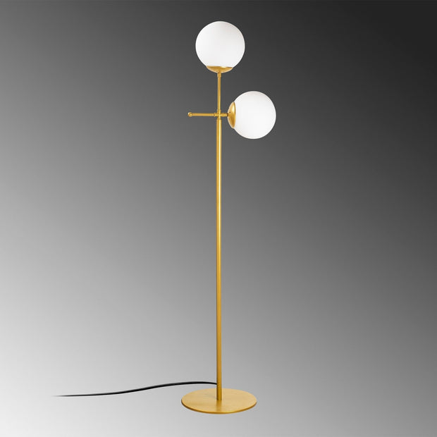 Lampadar Mudoni MR-955 Alb / Auriu Antichizat (2)