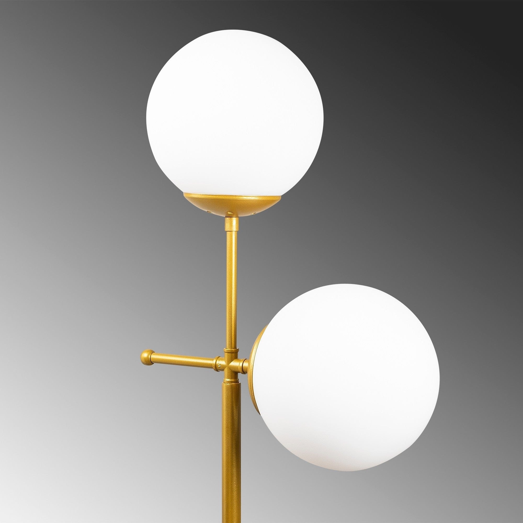 Lampadar Mudoni MR-955 Alb / Auriu Antichizat (3)