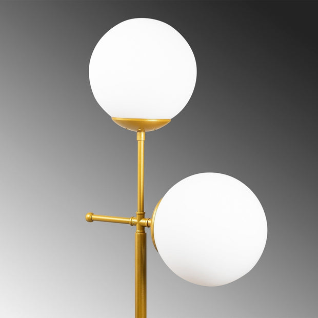 Lampadar Mudoni MR-955 Alb / Auriu Antichizat (3)