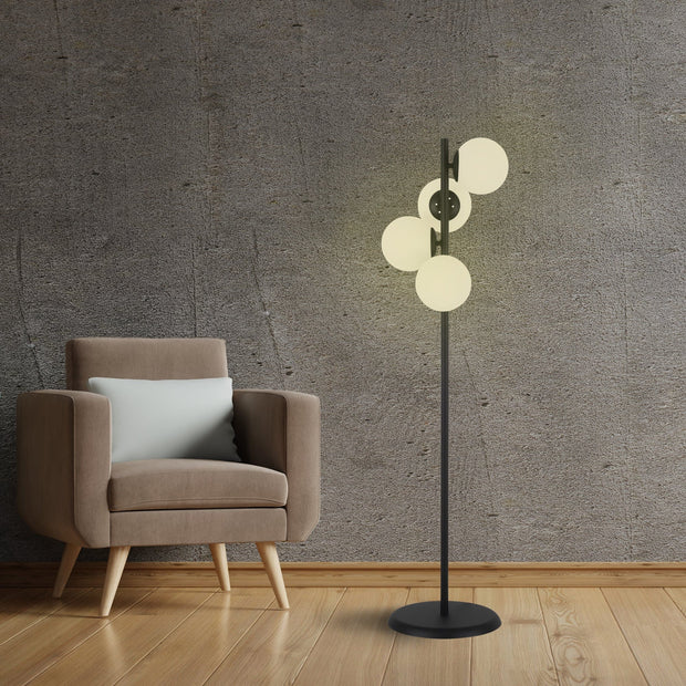 Lampadar Owl Alb / Negru (3)