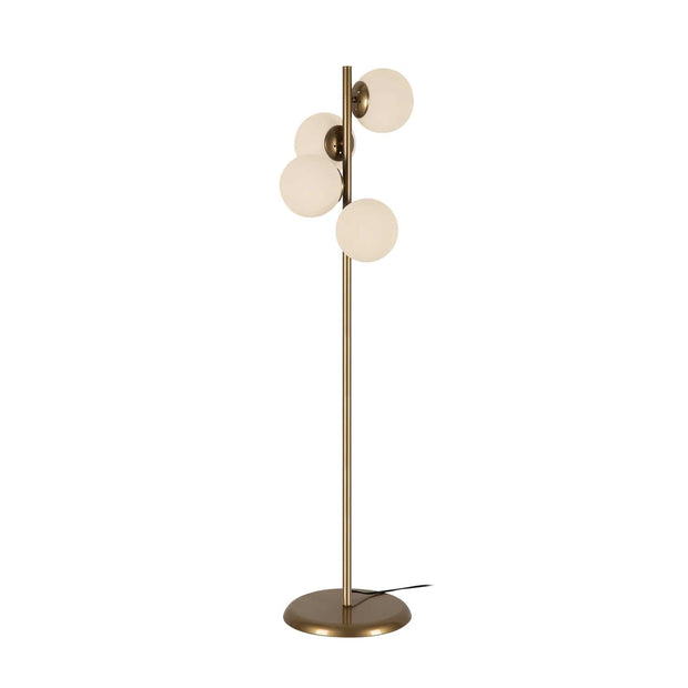 Lampadar Owl Auriu / Alb
