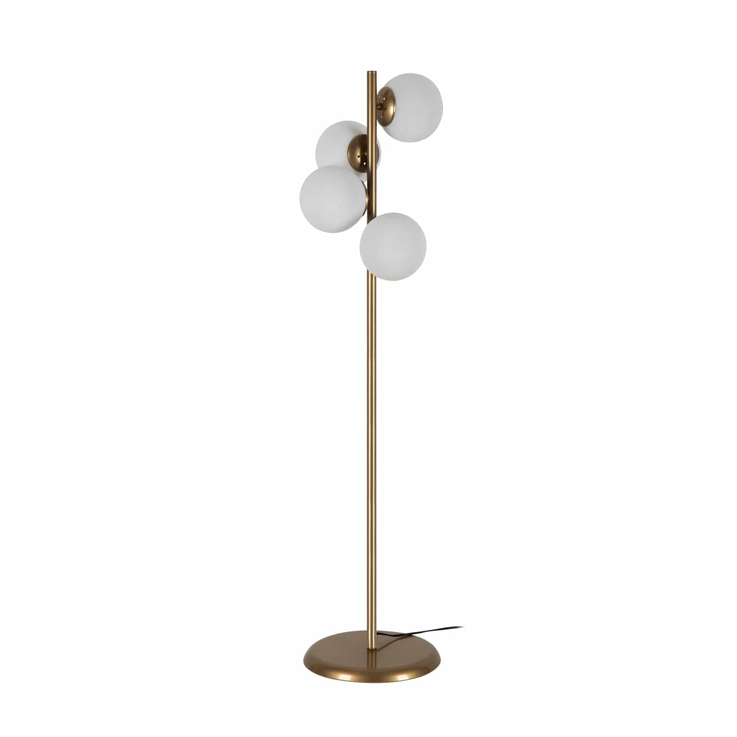 Lampadar Owl Auriu / Alb (1)