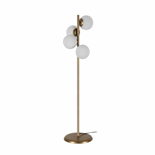 Lampadar Owl Auriu / Alb (1)