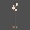 Lampadar Owl Auriu / Alb (2)
