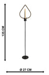 Lampadar Sevinc Negru (2)