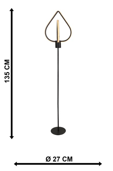 Lampadar Sevinc Negru (2)