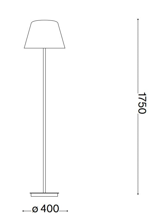 Lampadar Cylinder PT2 Alb (1)