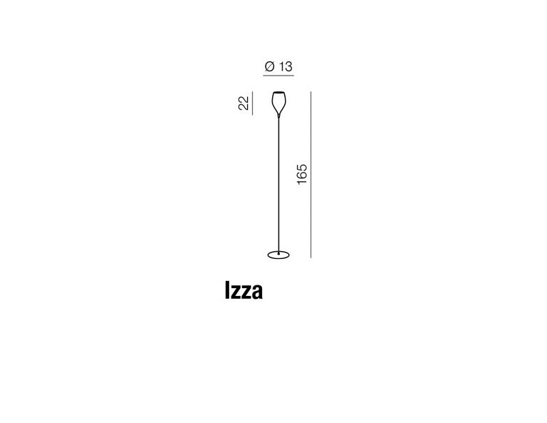 Lampadar Izza Negru, AZ1076 (4)