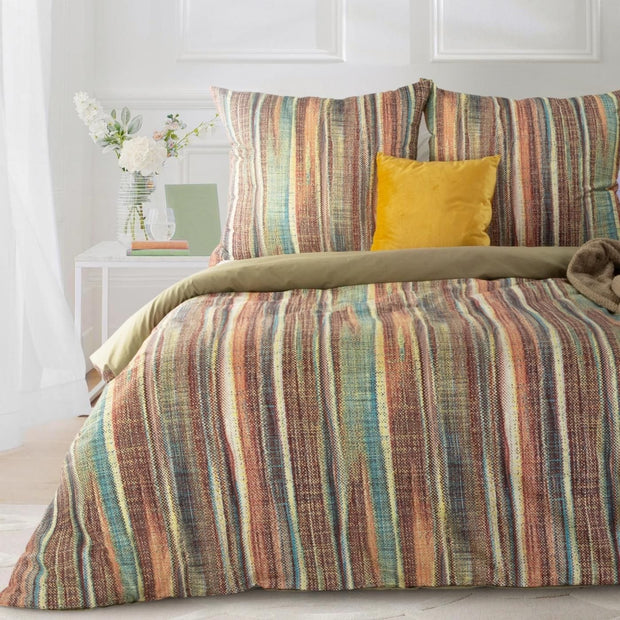 Lenjerie de pat din bumbac, Ada Maro / Verde (1)