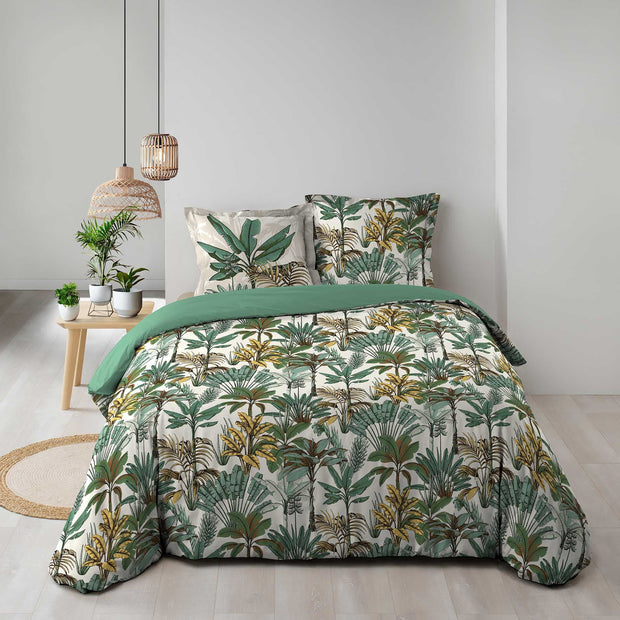 Lenjerie de pat din bumbac, Balinesia Multicolor, 260 x 240 cm (2)