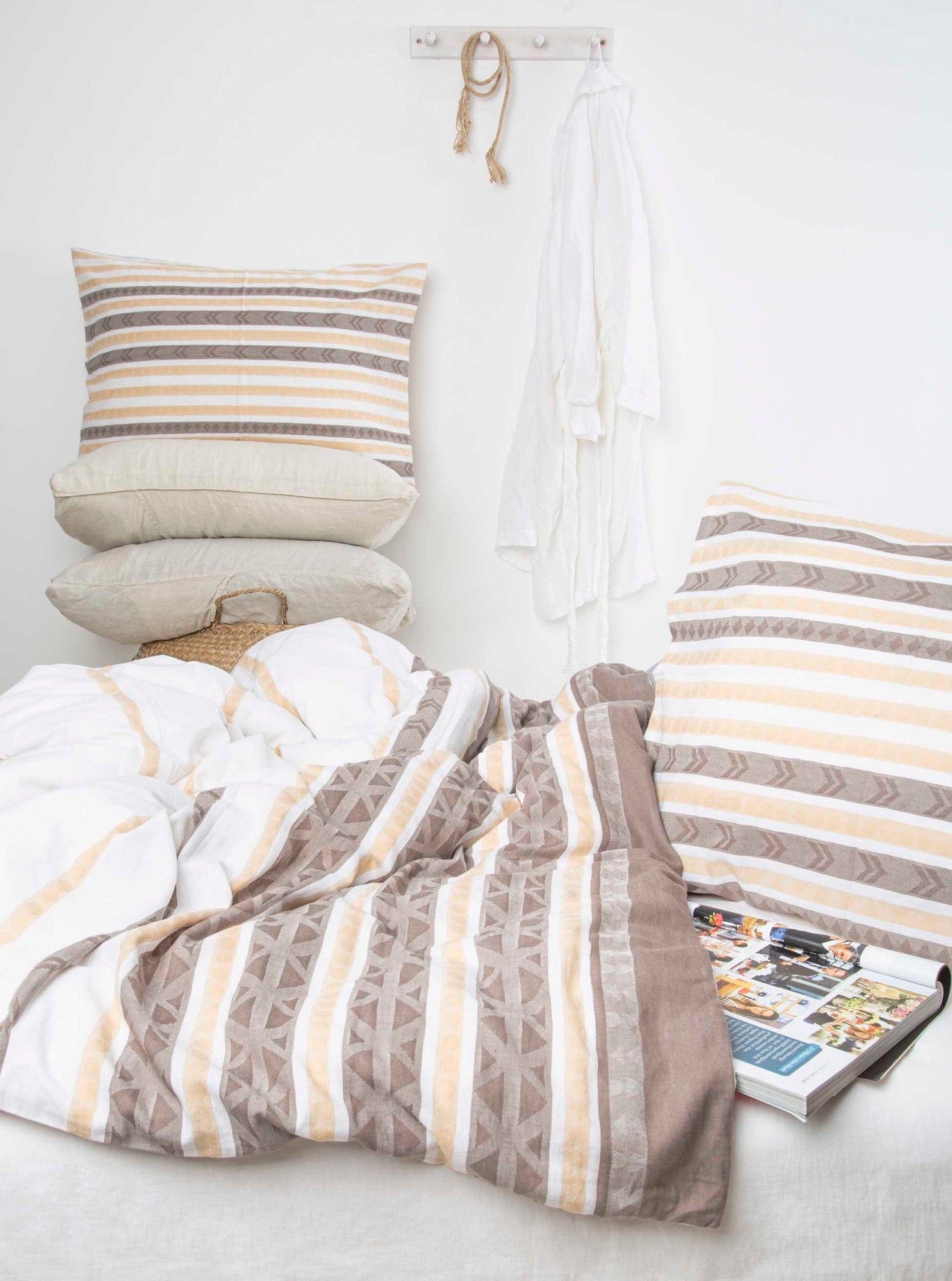 Asir Lenjerie de pat din bumbac, Blake Multicolor, 200 x 220 cm