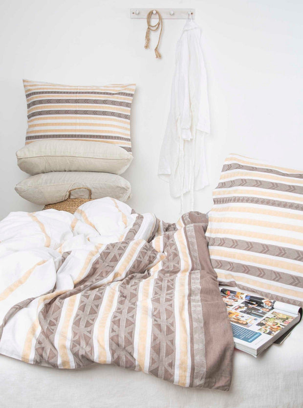 Asir Lenjerie de pat din bumbac, Blake Multicolor, 200 x 220 cm