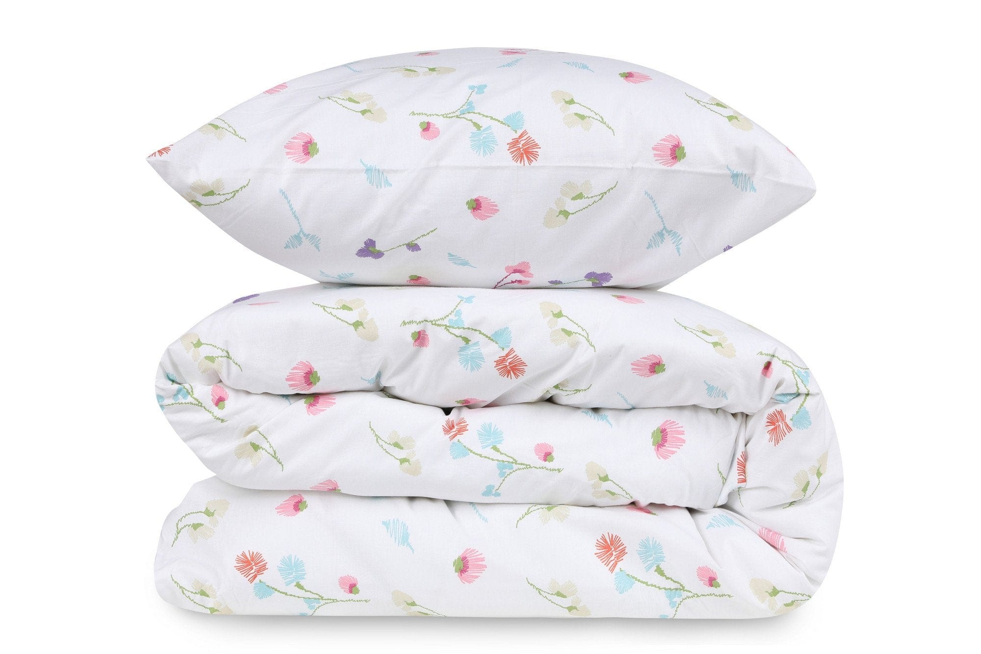 Asir Lenjerie de pat din bumbac, Cappi Multicolor, 200 x 220 cm