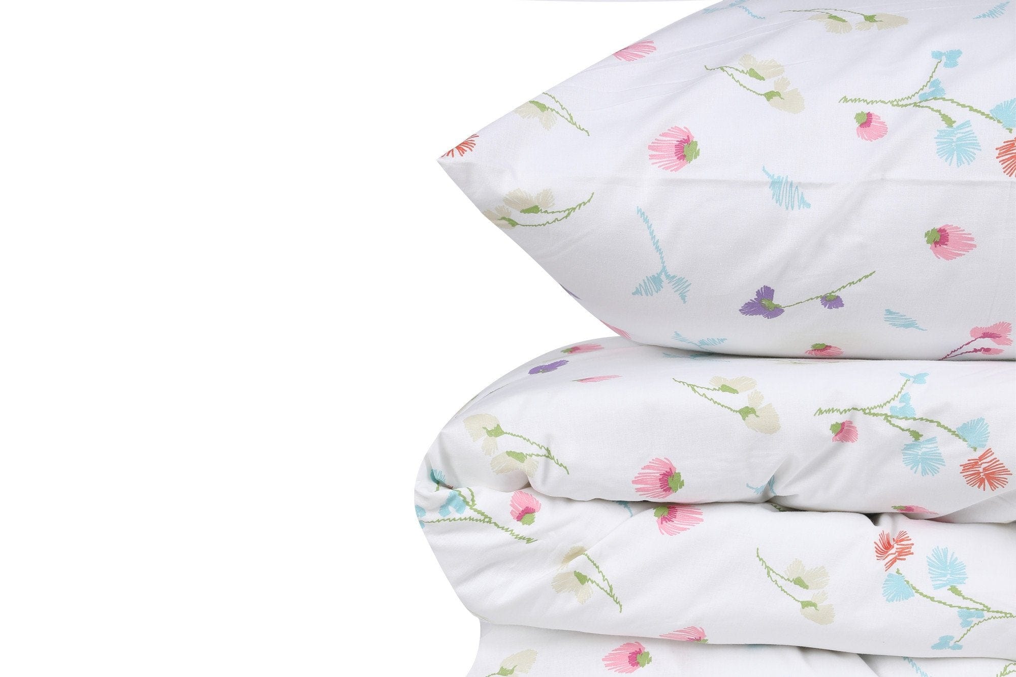 Asir Lenjerie de pat din bumbac, Cappi Multicolor, 200 x 220 cm