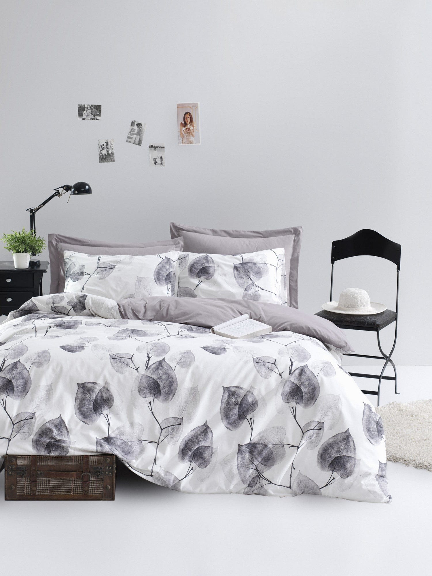 Asir Lenjerie de pat din bumbac, Colin Multicolor, 200 x 220 cm