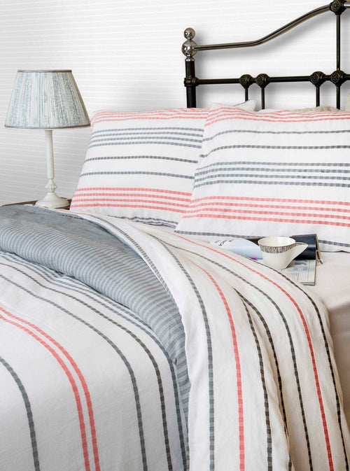 Asir Lenjerie de pat din bumbac, Estela Multicolor, 200 x 220 cm