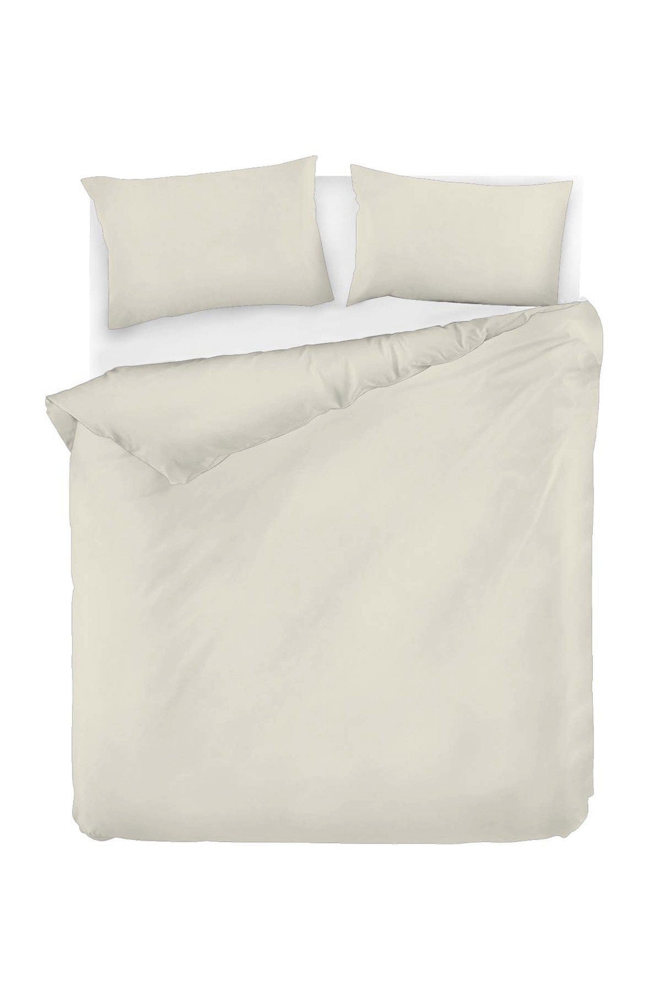 Lenjerie de pat din bumbac, Fresh Color Ecru, 200 x 220 cm (1)