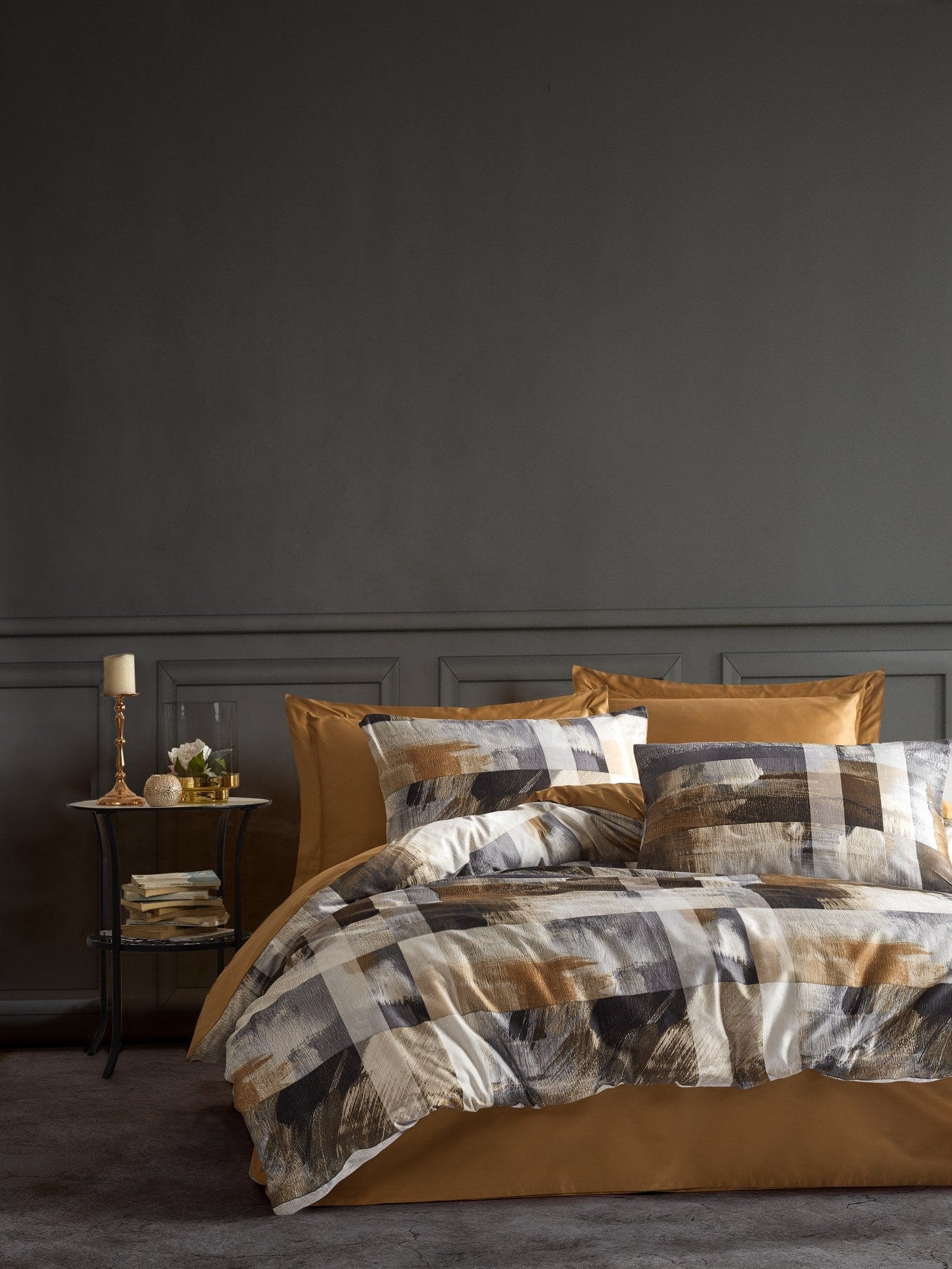 Lenjerie de pat din bumbac, Gino Multicolor, 200 x 220 cm