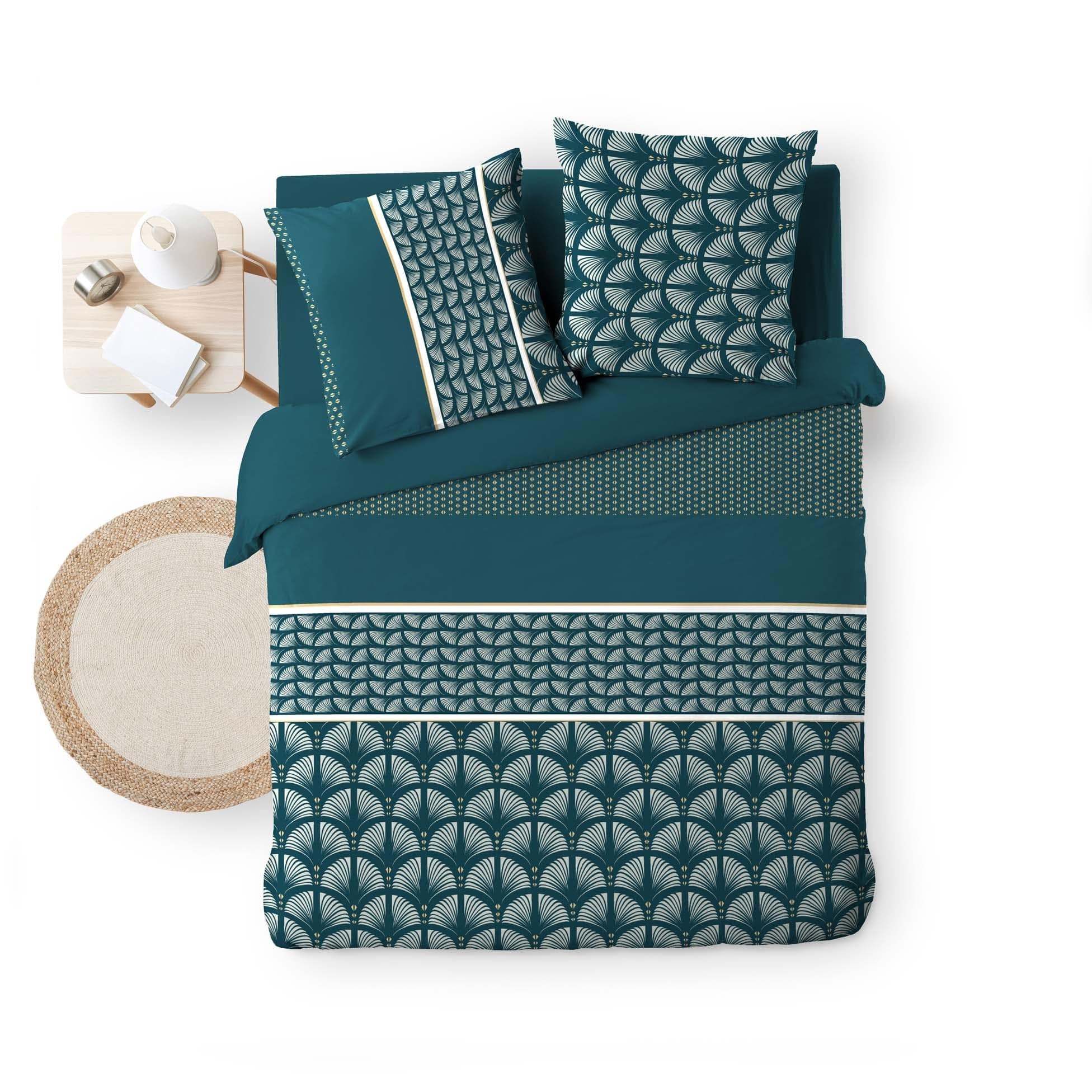 U10 Lenjerie de pat din bumbac, Houston Multicolor, 260 x 240 cm